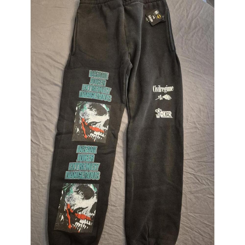 Civil Regime x Marvel The Joker Sweatpants Size Small